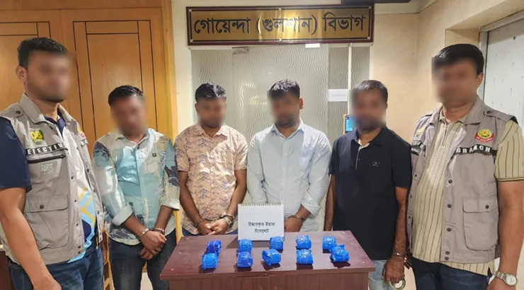 কাপ্তানবাজারে ১০ হাজার ইয়াবা ও চার মাদক কারবারি গ্রেপ্তার