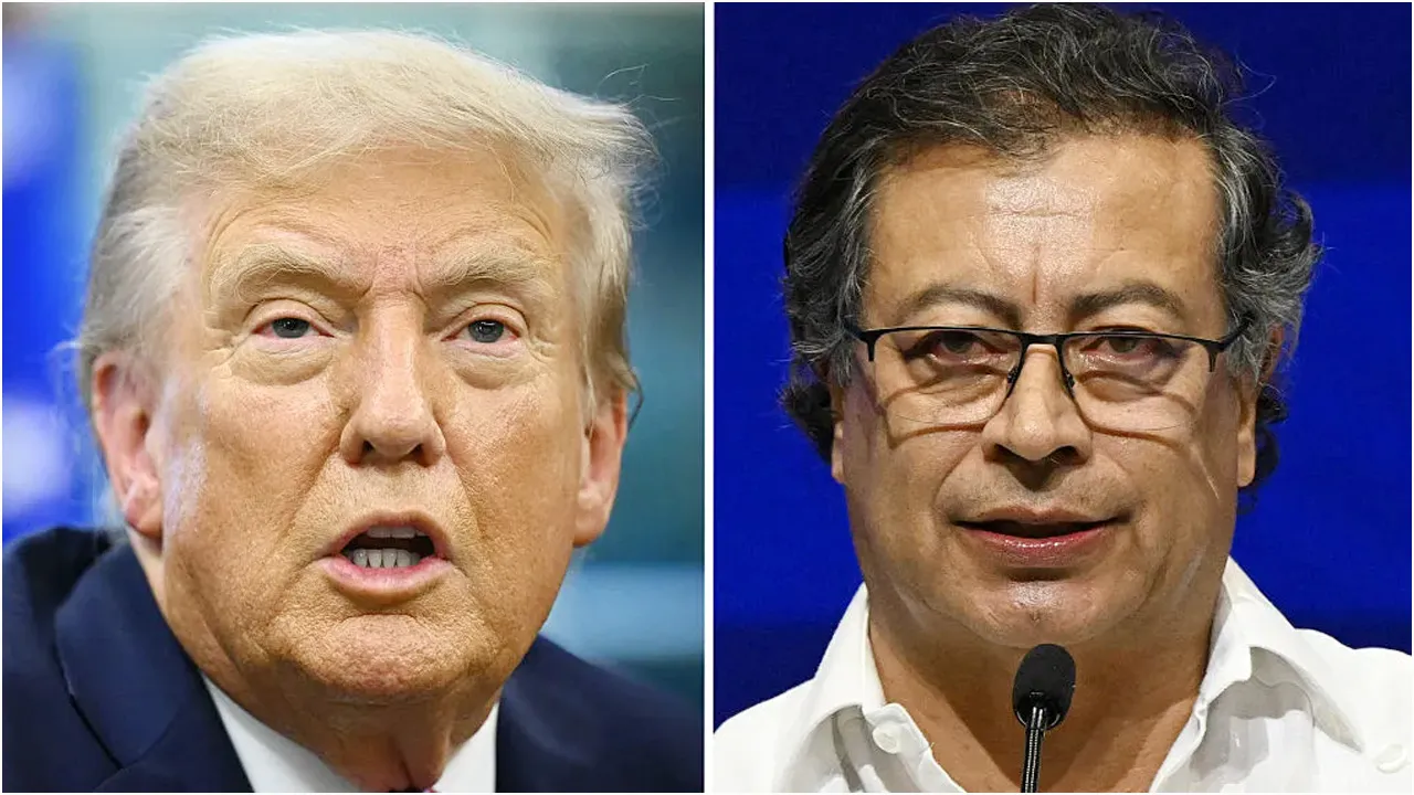 কলম্বিয়ার প্রেসিডেন্টকে ‘মাদকচক্র নেতা’ আখ্যা ট্রাম্পের