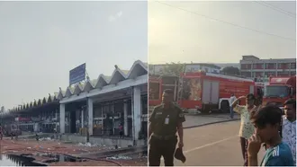 আগুন নিভলেও শেষ হয়নি ধোঁয়া