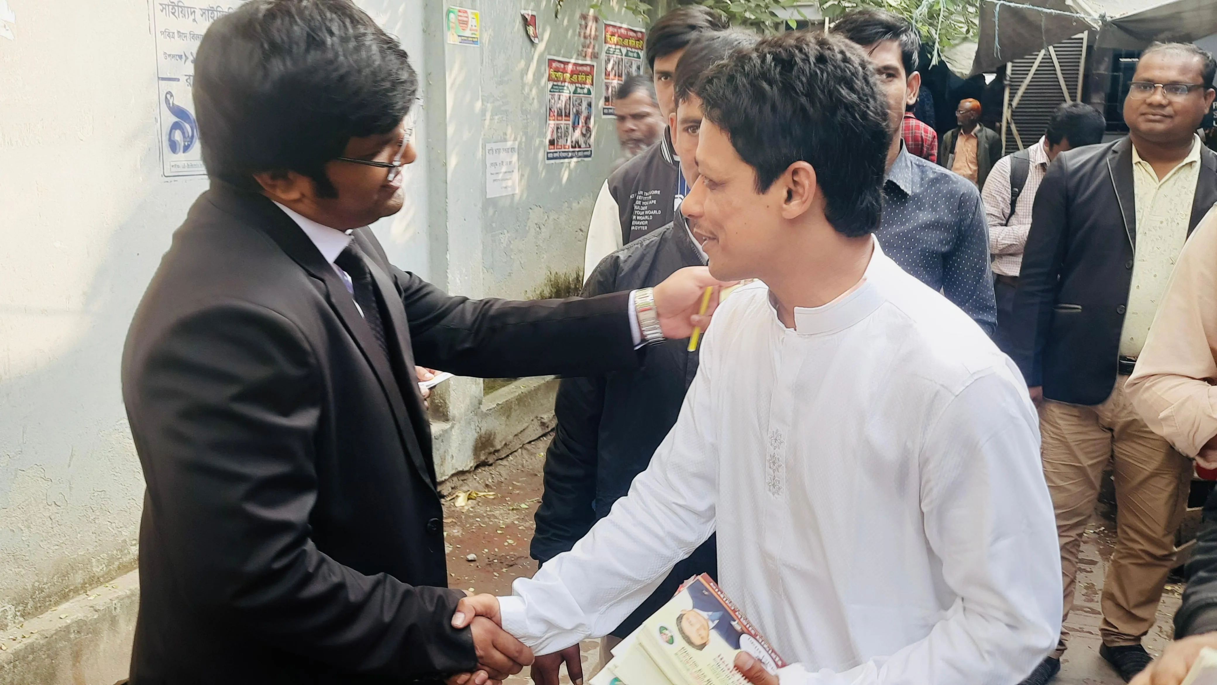 এবি পার্টির প্রার্থী সাঈদ নোমানের গণসংযোগ ও তিনটি অঙ্গীকার