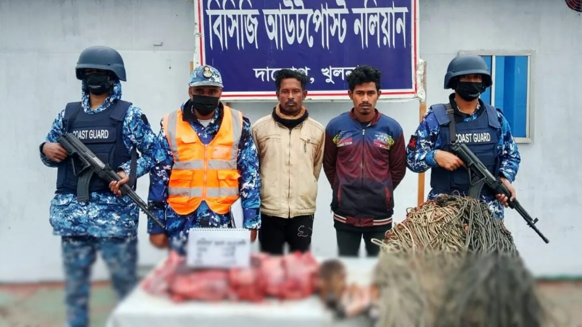 সুন্দরবনে হরিণ শিকারে বড় অভিযান