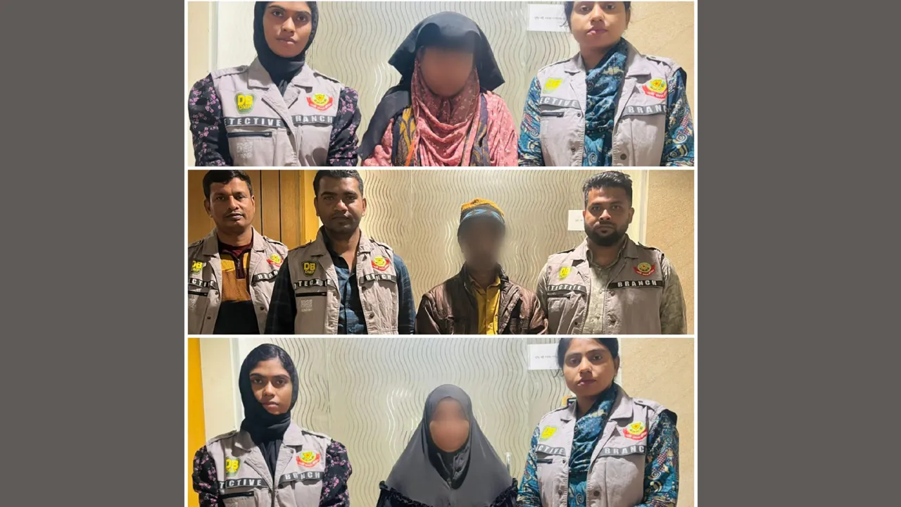 রাজধানীতে ধরা তিন ইয়াবা পাচারকারী