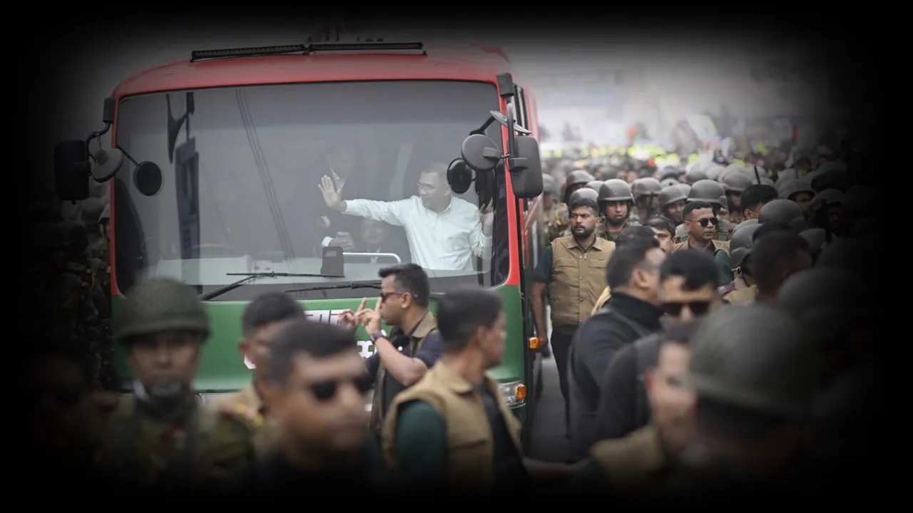 জনসমুদ্রে ভাসল তারেক রহমানের প্রত্যাবর্তন