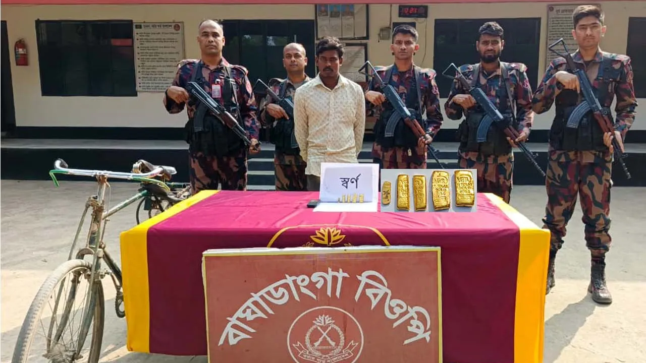 মহেশপুর সীমান্তে স্বর্ণ পাচার চক্রে ধাক্কা