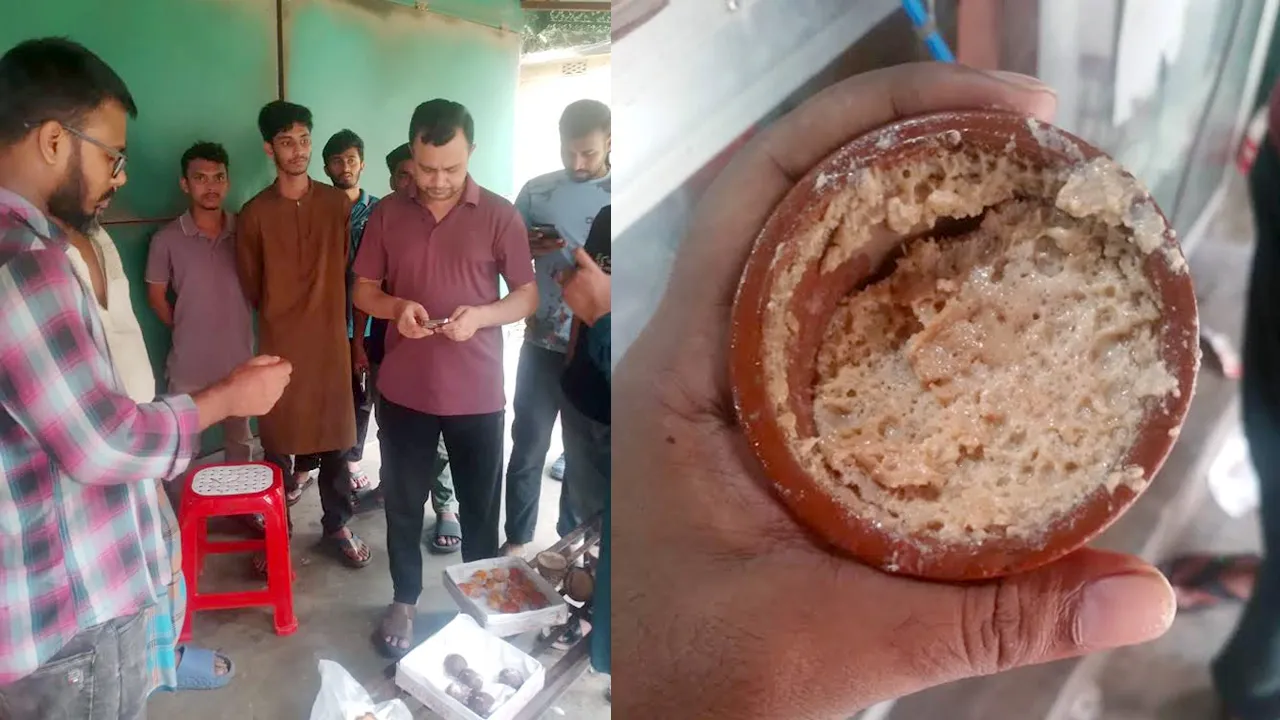 ঢাবি হলের দোকানে ভেজাল দই-মিষ্টি উদ্ধার