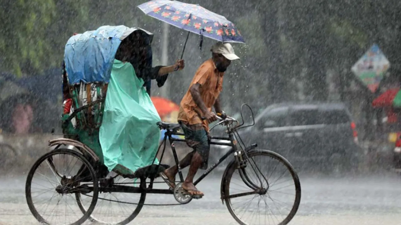 তিন বিভাগে বৃষ্টির পূর্বাভাস
