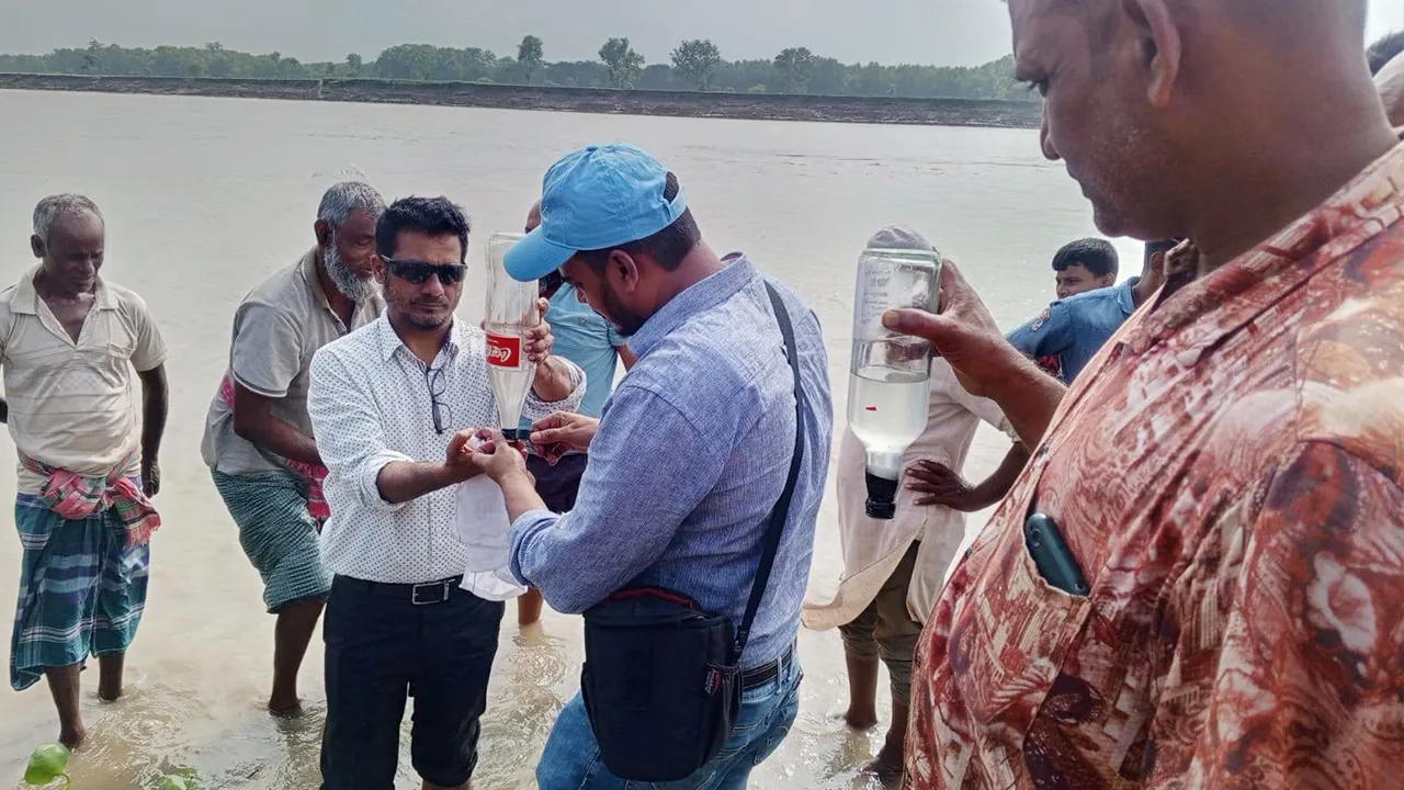 রাজশাহীর পদ্মাপাড়ে মিথেন গ্যাসের সন্ধান