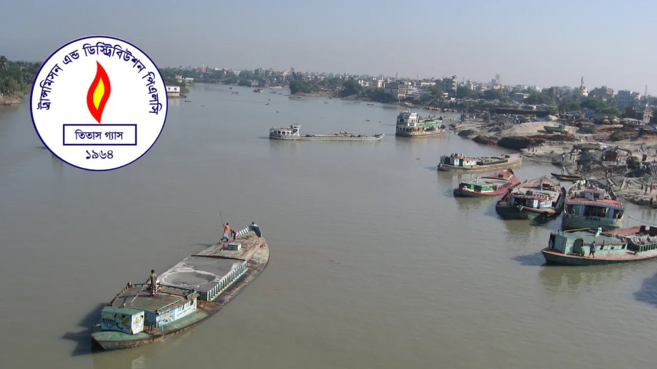 তুরাগ নদীতে গ্যাস পাইপলাইন ক্ষতিগ্রস্ত: রাজধানীতে গ্যাস সংকট আরও তীব্র