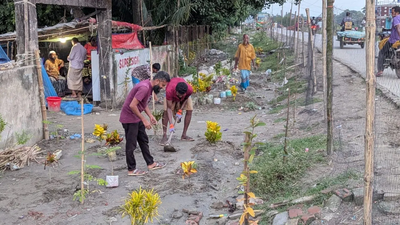 কুয়াকাটায় অবৈধ স্থাপনা উচ্ছেদ, সবুজায়নে নতুন উদ্যোগ