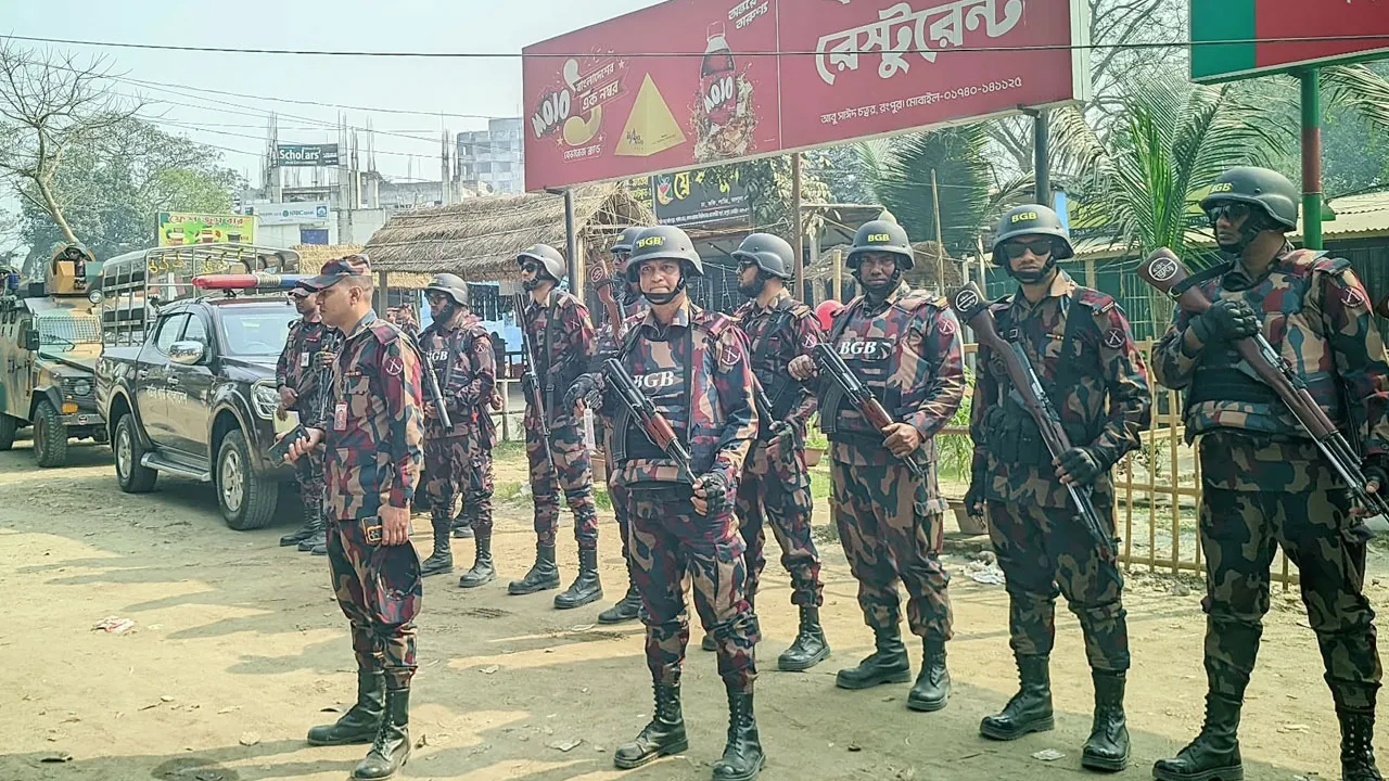 রংপুরে নির্বাচনী কেন্দ্রগুলোর নিরাপত্তা জোরদার