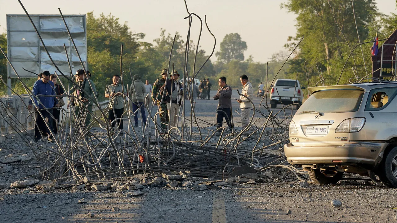 কম্বোডিয়া-থাইল্যান্ড সীমান্তে যুদ্ধবিরতি