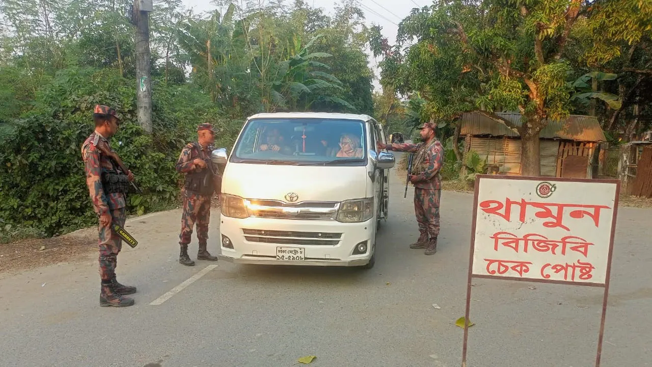 হাদি হামলার পর সীমান্তে কড়া নজরদারি